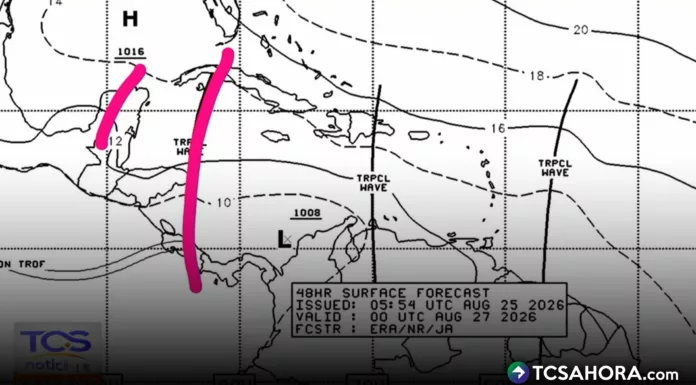 Se espera que hoy continúen altas las temperaturas en El Salvador y que también se tengan algunas lluvias por el paso de una Onda Tropical.