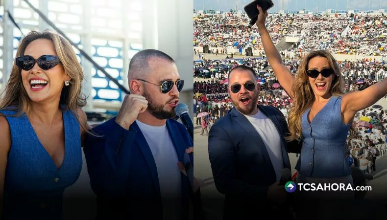 Mario Sibrián compartió fotografías de su participación como anfitrión junto a Luciana Sandoval en el evento que reunió a más de 30,000 jóvenes en el país.