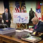 Trump ordena cambio de nombre del Lago de Ontario a Lago de América