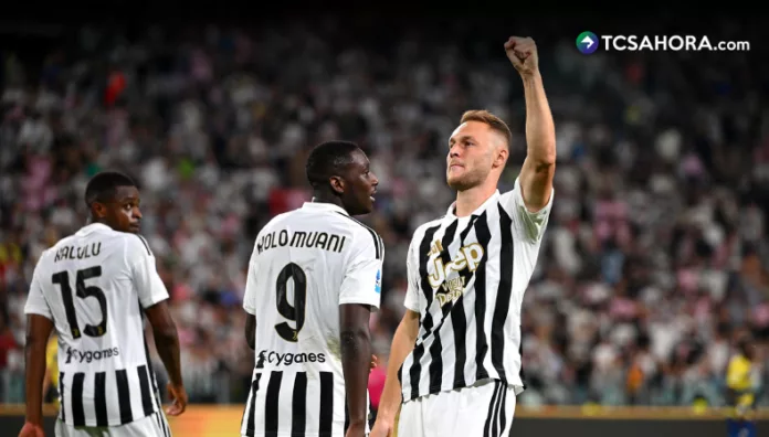 La Juventus de Turín se convirtió en el líder de la Serie A italiana luego de vencer en su estadio al Parma.