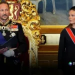 Haakon VIII jura como rey de Noruega, sin Mette-Marit