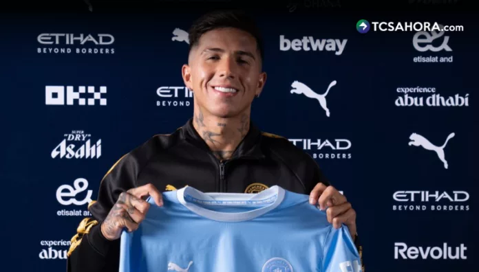 El Manchester City anunció este martes el refuerzo del mediocampista argentino hasta el final de la temporada 2030-31.