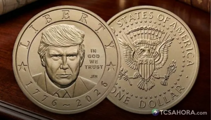 El diseño final fue aprobado a comienzos de este año por la Comisión de Bellas Artes, integrada por miembros designados por el propio Trump.