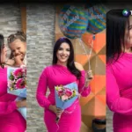 Mishelle Murga recibe una visita especial por su cumpleaños