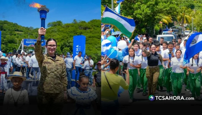 La Antorcha Centroamericana ya está en El Salvador y recorrerá el país durante tres días junto a miles de estudiantes antes de pasar a Honduras el próximo lunes.