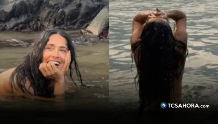Salma Hayek celebró sus 60 años con fotografías en el mar. La actriz acompañó las imágenes con un mensaje breve que desató reacciones en redes.