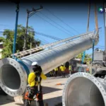 Cierre en calle Zacamil por instalación de torre de aerocable
