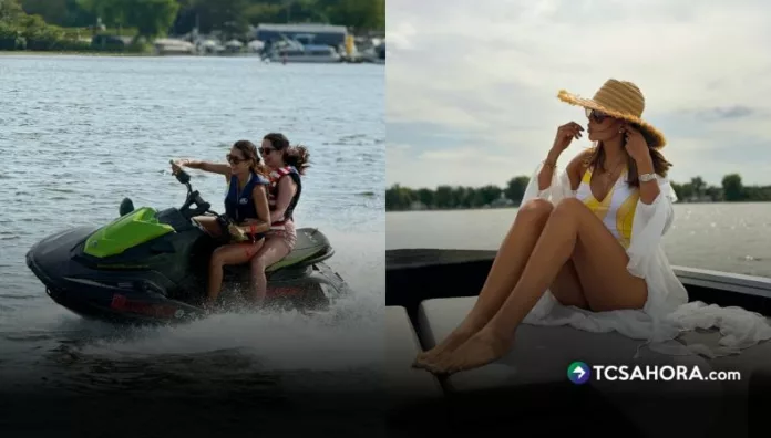 La conductora de “Viva la Mañana” compartió fotografías de sus vacaciones entre paseos en lancha, moto acuática y momentos junto a personas especiales.