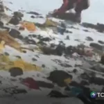 Video revela cantidad alarmante de basura en Everest