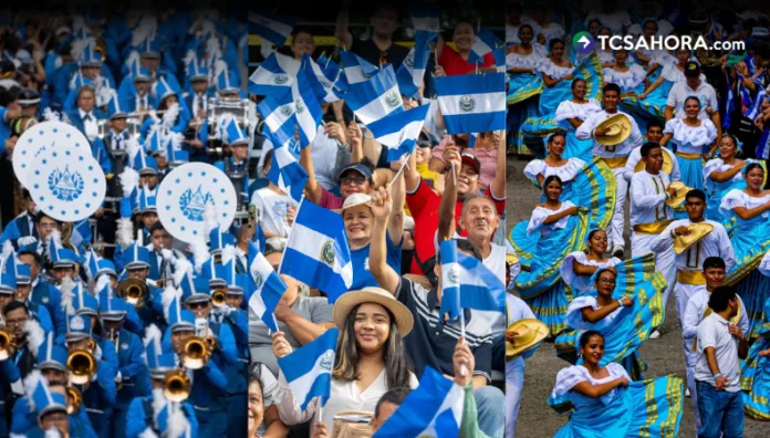 Cientos de salvadoreños salieron a las calles de San Salvador para participar de los desfiles que conmemoran la Independencia.