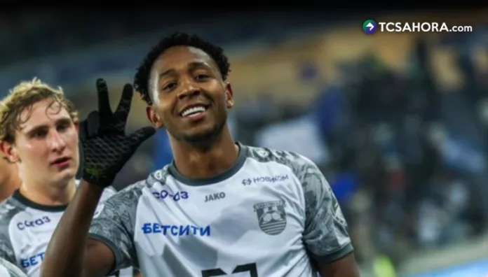 El salvadoreño Brayan Gil anotó con el FC Baltika por segundo partido consecutivo en la Premier League de Rusia.