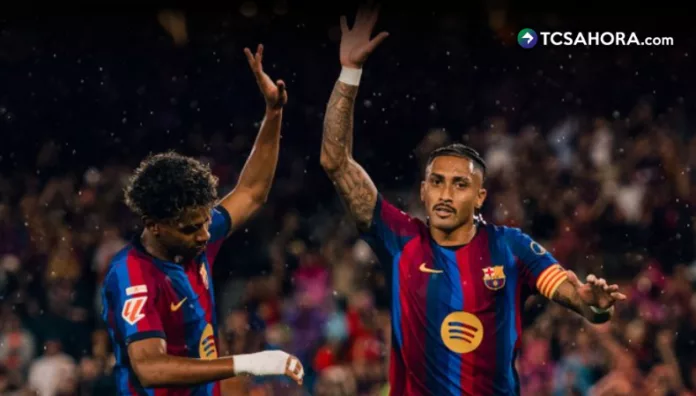 El Barcelona sigue rompiendo récords tras golear al Racing y prolongar su gran inicio de temporada en el campeonato español.