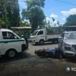 Racha de accidentes deja un lesionado y daños materiales