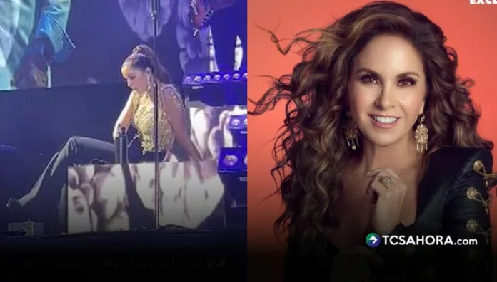 Lucero protagonizó un momento poco habitual durante su presentación en Cancún y las imágenes despertaron dudas sobre lo que estaba ocurriendo.