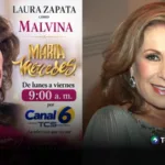 Esto dijo Laura Zapata al saber que “María Mercedes” está en Canal 6