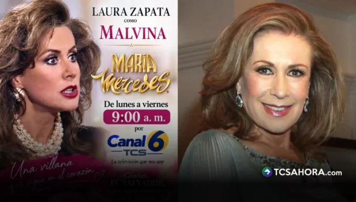 La actriz que dio vida a Malvina se enteró de la transmisión en El Salvador y reaccionó con un mensaje dirigido a quienes siguen la novela por Canal 6.