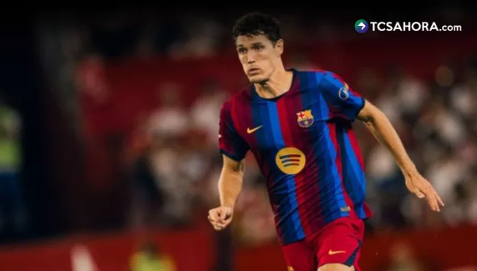 Andreas Christensen salió lesionado en el segundo tiempo del encuentro en el que el Barcelona derrotó al Sevilla.