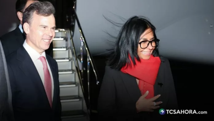Delcy Rodríguez llega a Nueva York para asistir a la asamblea de la ONU
