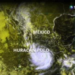 Huracán Polo alcanza categoría 5 frente a las costas de México