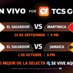 La Selecta por TCS GO en El Salvador ante Martinica y Jamaica