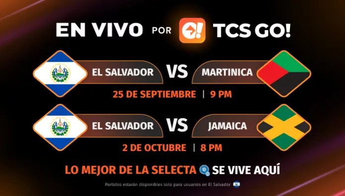 Los partidos de local de la Selecta en la Liga de Naciones los podrás disfrutar en alta definición en TCS Go para usuarios en El Salvador.