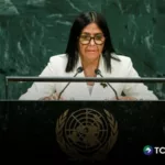 Delcy Rodríguez promete elecciones en Venezuela ante la ONU