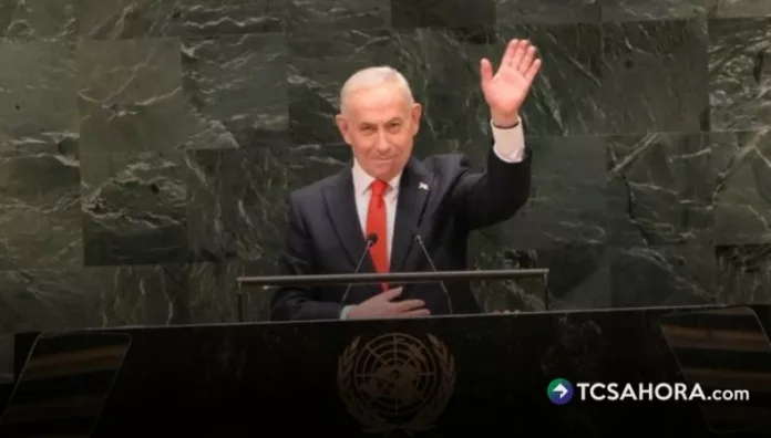 Decenas de delegados abandonaron el recinto cuando Netanyahu tomó la palabra durante la Asamblea General de la ONU.