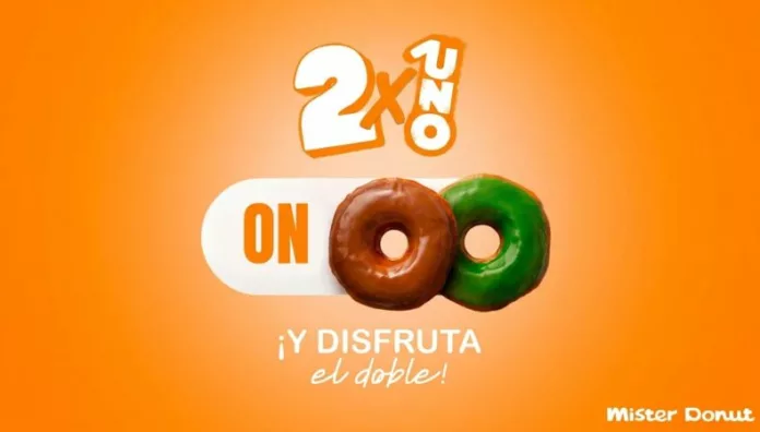 La promoción 2x1 de Mister Donut termina el 30 de septiembre y todavía puedes elegir entre donas tradicionales, rellenas y sabores premium.