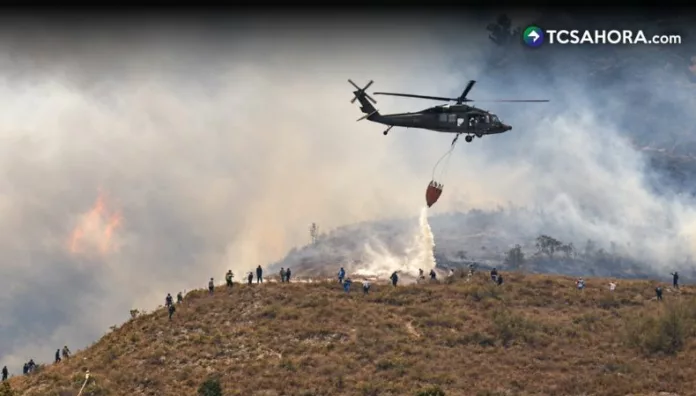Incendios forestales continúan en cuatro departamentos de Colombia