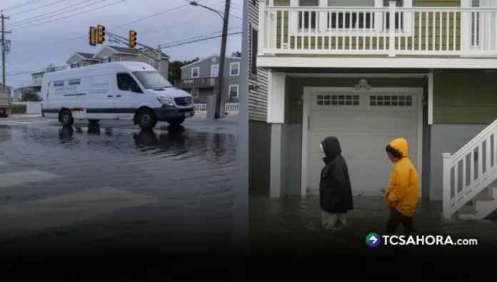 El sistema conocido como nor’easter provoca inundaciones, fuertes vientos y cortes de energía mientras avanza por el noreste del país.