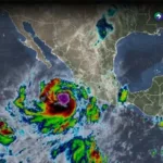 Huracán Rachel categoría 1 se acerca a México