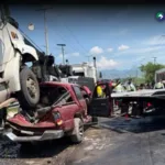 PNC: Falla en frenos de volqueta causó múltiple accidente