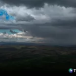 Inicio de mes con nubosidad y algunas lluvias sobre el territorio