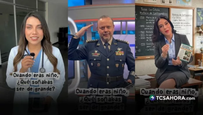 En el Día del Niño, periodistas y presentadores de TCS Noticias y El Noticiero contaron qué profesión soñaban ejercer cuando fueran grandes.