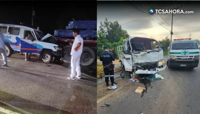 Siete lesionados en siniestros viales en Santa Ana y La Paz