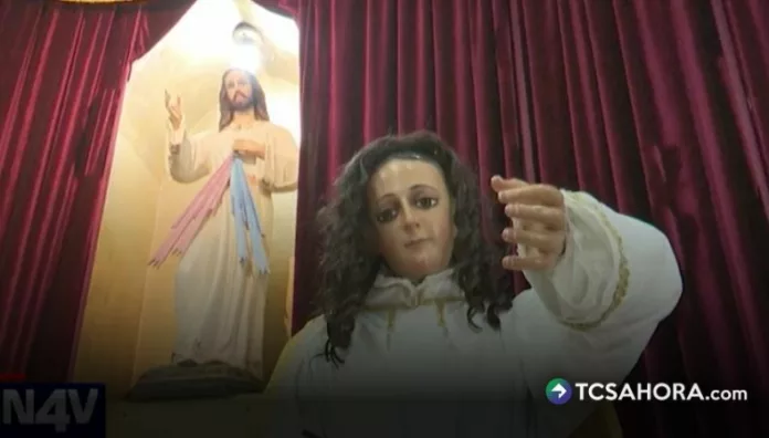 La imagen del Niño Jesús fue sustraída de los brazos de la Virgen del Rosario, en la Iglesia El Calvario, San Esteban Catarina.