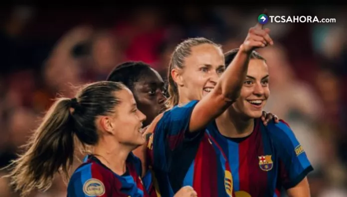 El Barcelona femenil, con un póker de Claudia Pina, volvió a golear al Real Madrid en el Clásico de la Liga F.