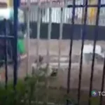 Fuertes lluvias provocan inundaciones en Santa Ana