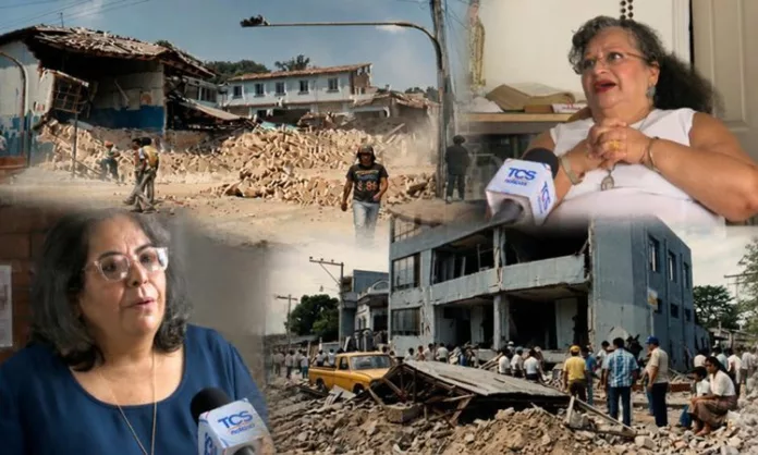 Dos mujeres recuerdan como el terremoto de 1986 cambió sus vidas para siempre, una era maestra de escuela y la otra, empleada de gobierno, ambas son sobrevivientes.