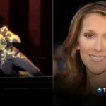 Céline Dion sufre caída durante concierto en París