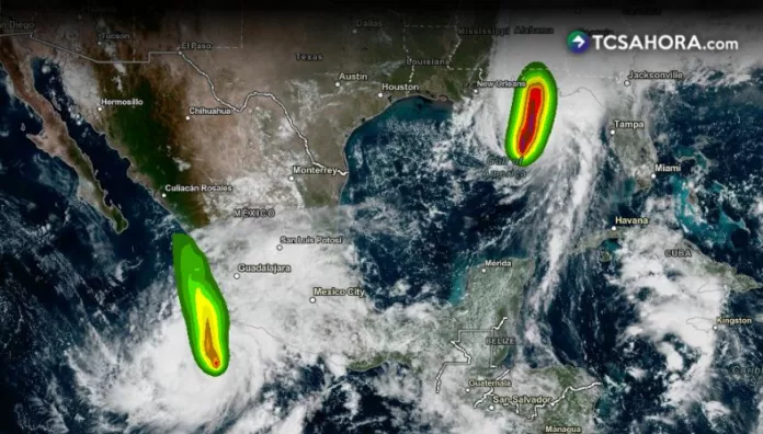 Huracanes Isaías y Simón amenazan costas de EE.UU. y México