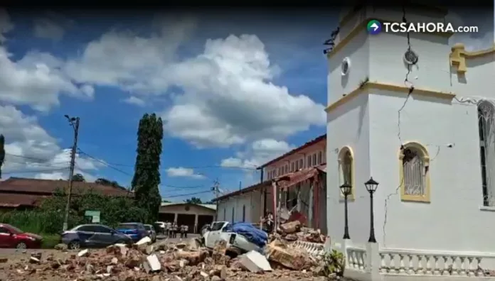 Edificaciones dañadas y calles afectadas entre los primeros reportes tras el terremoto magnitud 7.6 ocurrido en Panamá