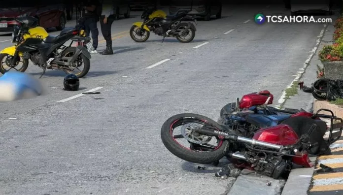 Motociclista fallece en accidente en calle al Volcán