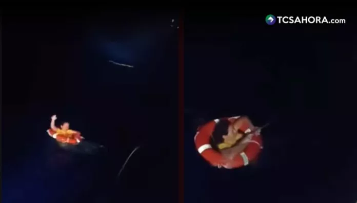 Rescatan a salvadoreña que cayó de un crucero