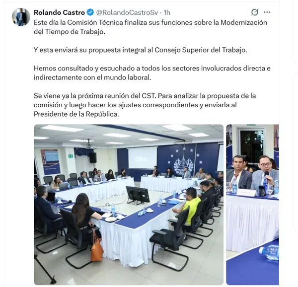 Finaliza funciones comisión que estudia cambios en horario laboral 