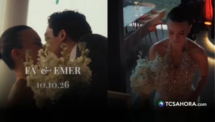 Fátima Calderón compartió los momentos más especiales de su boda civil, incluidos los votos que dedicó a su ahora esposo.