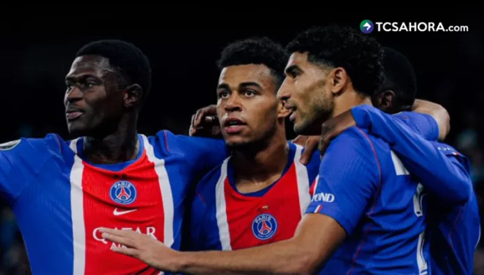 El PSG se impuso de visitante por goleada al Manchester City y cerró la segunda jornada, como el líder de la fase de liga.