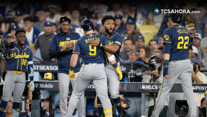 Los Milwaukee Brewers se impusieron a Los Angeles Dodgers y lideran la Serie de Campeonato por tres juegos.