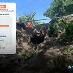 Restricción vial en tramo Cinquera a Suchitoto por cárcava