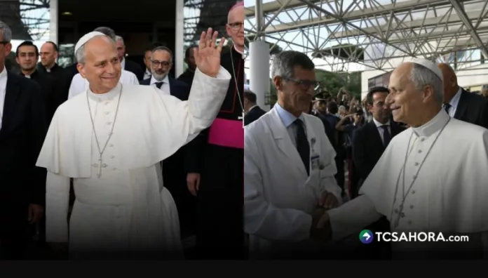 El pontífice recibió el alta médica este sábado, luego de permanecer hospitalizado en Roma por una cirugía de pulmón. Su recuperación evoluciona favorablemente.